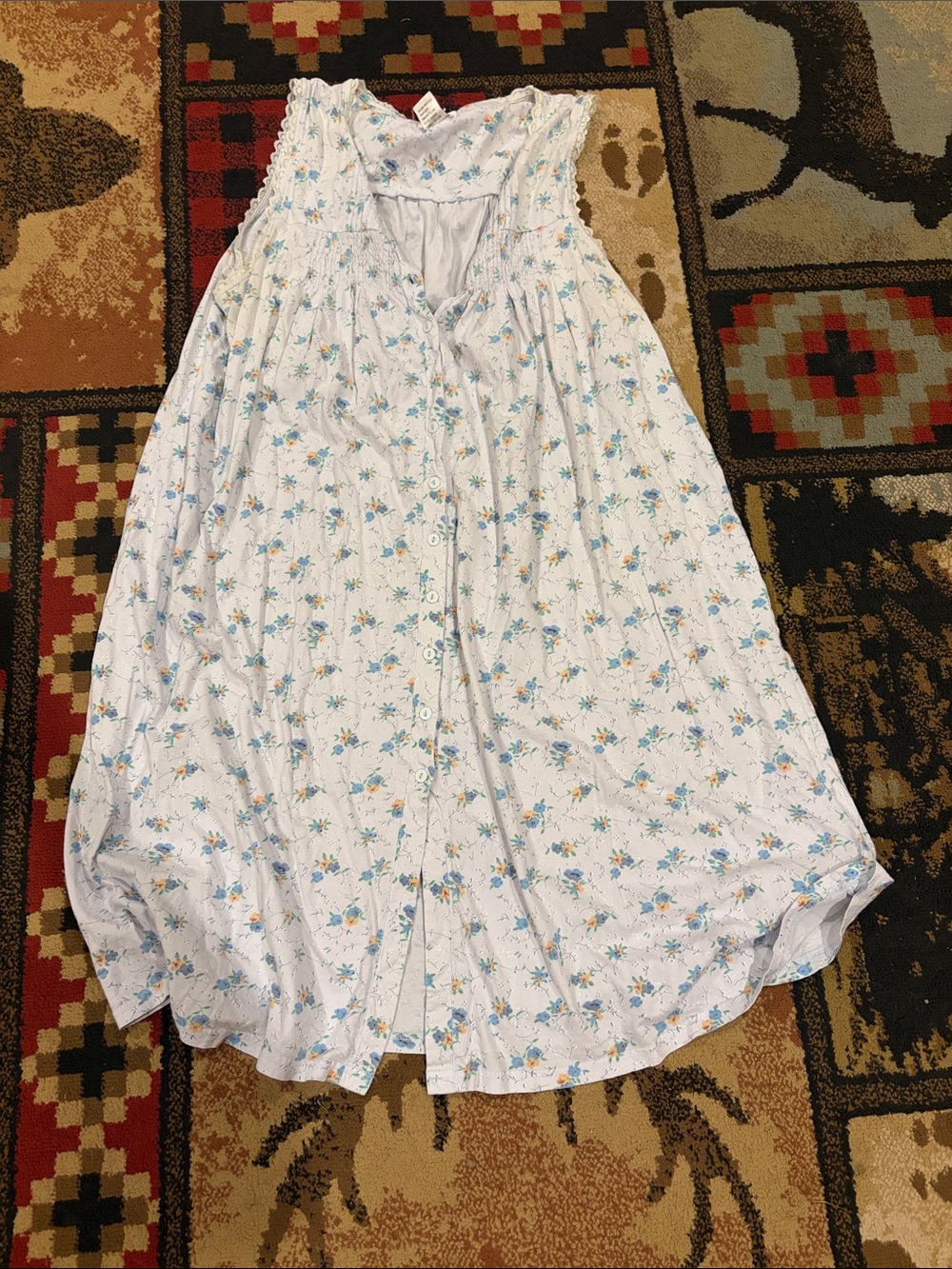Women’s vintage floral cotton nightgown Body Touch